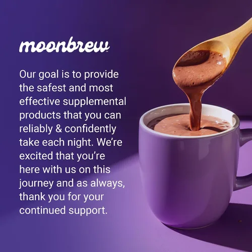 Vista 8 de MoonBrew Batido Nocturno de Magnesio Sleepy Berry, Mezcla de Bebida de Ayuda Natural para Dormir para Adultos - Apoyo Calmante para Dormir Sin