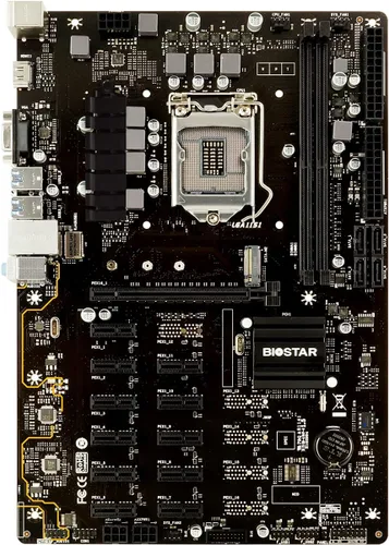 Vista 2 de TB360-BTC PRO 2.0 Core i7/i5/i3 (Intel 8ª y 9ª generación) LGA1151 Intel B360 DDR4 12 GPU Mining Motherboard Modelo actualizado