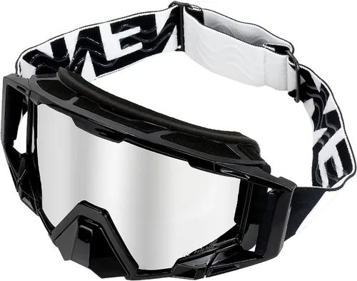 Vista 9 de Gafas de Motocross con Cubierta para la Nariz - Gafas MX y ATV Todoterreno Dirtbike para Adultos Unisex