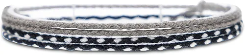 Vista 9 de Made by Nami 2 piezas de pulseras de cuerda de onda para tobillo para mujer, impermeables y ajustables, pulsera de tobillo delgada trenzada Conjunto