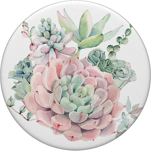 Vista 3 de Nature Magick - Soporte y agarre para teléfonos y tabletas con diseño de PopSockets, color rosa