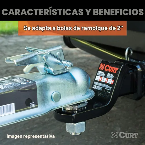 Vista 4 de Curt 25100. Acople con extensión recta