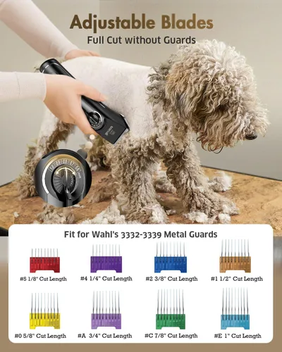 Vista 5 de oneisall Cortaúñas para perros para aseo, molinillo de uñas de perro y kit de recortador de patas