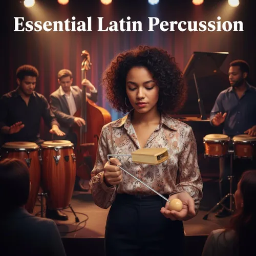 Vista 4 de DOMG Instrumento de percusión Vibraslap, Vibra Slap