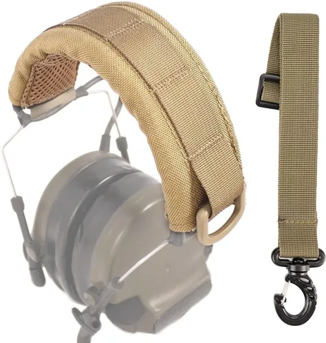 Vista 8 de Cubierta táctica para auriculares modulares avanzados, cubierta de protección de diadema para auriculares