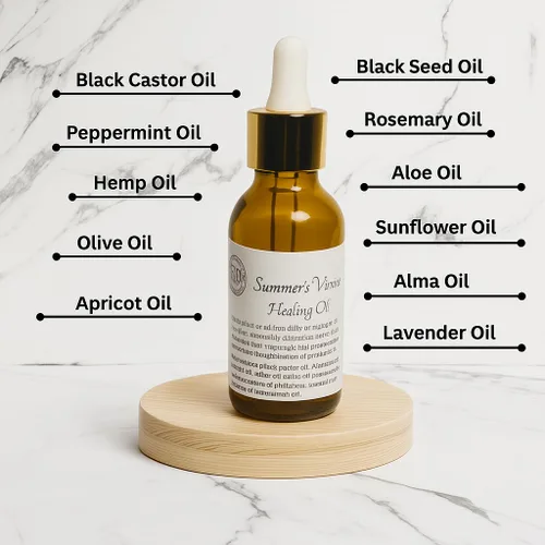 Vista 4 de Tratamiento de aceite capilar para cabello dañado, aceite de crecimiento del cabello, aceite para el cabello con romero, aceite amla y aceites