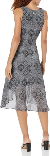 Vista 2 de Tommy Hilfiger Vestido sin mangas con lazo en la cintura para mujer
