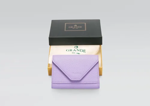 Vista 93 de grande Estuches para tarjetas 3639, Naranja, Tarjetero de cuero con cierre magnético, cartera pequeña de acordeón para mujer