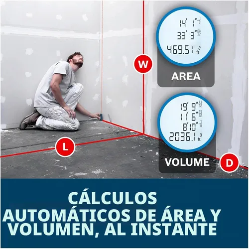 Vista 8 de Bosch Medidor láser GLM165-40 Blaze™ Pro de 165 pies