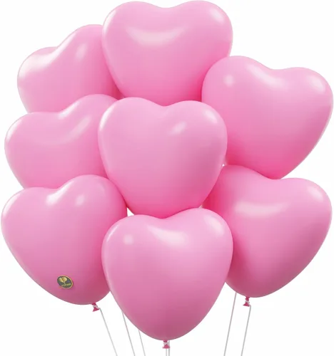 Vista 12 de AFTERLOON® - Globos biodegradables de 12 pulgadas con forma de corazón, de látex natural extra fuerte, grueso, para propuesta, matrimonio, amor