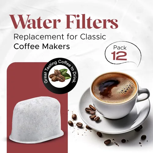 Vista 3 de Paquete de 12 cartuchos de filtro de agua compatibles con Keurig, filtros de repuesto de carbón activado para fabricantes Keurig 2.0 y 1.0, mejora