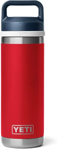 Vista 30 de YETI Rambler Botella de 18 oz, aislada al vacío, de acero inoxidable con tapa Chug, negro