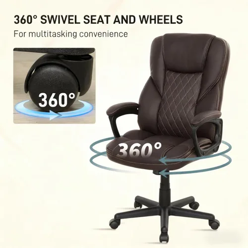Vista 4 de Silla de oficina simple y moderna, cómoda silla para escritorio, ergonómica, silla de escritorio para sala de estar, dormitorio, tocador, estudio