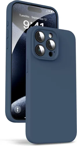 Vista 131 de Supdeal Funda de silicona líquida para iPhone Air - [Protección total para la cámara] [Forro de microfibra suave antiarañazos] Funda de teléfono