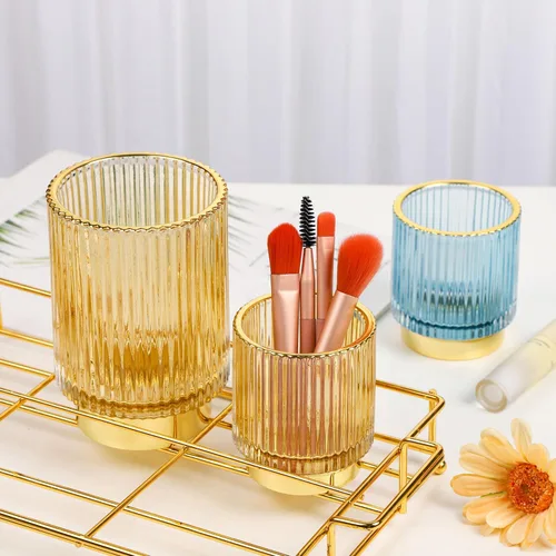 Vista 5 de WHJY Soporte para brochas de maquillaje, organizador de lápiz labial, organizador de cosméticos, 3 pulgadas, organizador de brillo de labios
