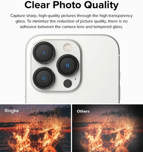Vista 7 de Ringke Marco de lente de cámara compatible con iPhone 14 Pro Max protector de lente de cámara y protector de lente de cámara iPhone 14 Pro
