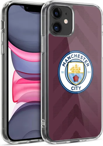 Vista 80 de Head Case Designs Funda de gel con licencia oficial del Manchester City Man City FC Away 2022/23 [protección de grado militar] compatible con Apple
