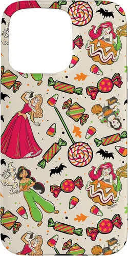 Vista 28 de iPhone 16 Disney Princess Snow White Ariel Jasmine Aurora Funda de Halloween