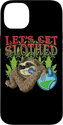 Vista 15 de Sloth Smokes Grass Shirt Marihuana Sloth Cannabis Stoner Case para iPhone 17