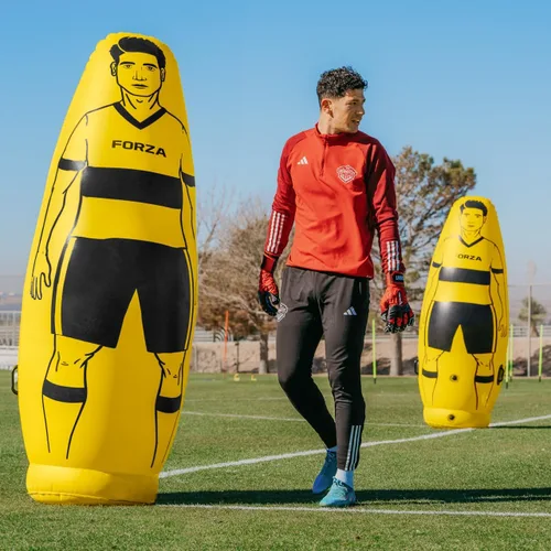 Vista 5 de FORZA Maniquí de aire de fútbol profesional (Junior y Senior) Maniquíes inflables de entrenamiento de tiro libre de fútbol Paquete de 1, 3 o 5