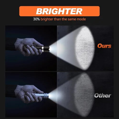 Vista 3 de Paquete de 4 varitas de tráfico, linterna LED de tráfico de 11 pulgadas con 5 modos intermitentes, bastón de control de seguridad de tráfico