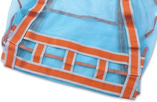 Vista 4 de LEAFOREST Bolsa de playa grande con cremallera, bolsa de malla ligera para juguetes de arena de piscina