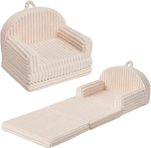 Vista 12 de Blissful Diary Sofá plegable para niños, 2 en 1, sofá para niños, cuadros