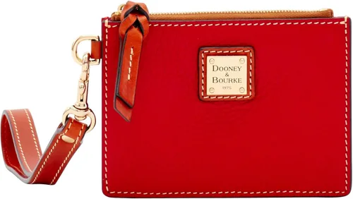Vista 6 de Dooney & Bourke Bolso de mano, Pebble Grain Zip Top Card Case Wristlet Negro