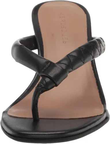 Vista 2 de Aerosoles Giana Sandalia de tacón para mujer, Negro, 6.5
