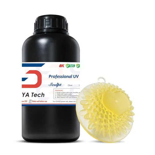 Vista 10 de Siraya Tech Sculpt Resina de impresora 3D resistente a altas temperaturas - Hasta 180C, alta precisión, compatible con impresoras DLP/LCD de 8K