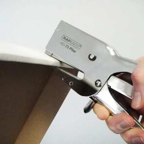 Vista 5 de Rapesco Alicates de grapado - Alicates de embalaje tradicionales HD-73, utiliza 73 grapas tipo 1/4"-1/2" (1169)