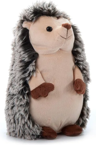 Vista 5 de The Petting Zoo Peluche de erizo, regalos para niños, animales salvajes del zoológico Onez, juguete de peluche de erizo de 9 pulgadas