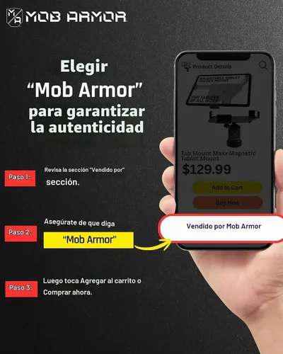 Vista 7 de Mob Armor Soporte magnético para tableta Maxx con soporte de pestaña