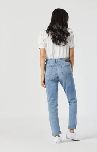Vista 4 de Mavi Jeans ajustados estilo boyfriend de talle alto Kathleen para mujer