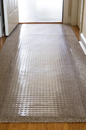 Vista 7 de ES Robbins 184016 - Alfombra de pasillo acanalada, 36 pulgadas por 20 pies, transparente