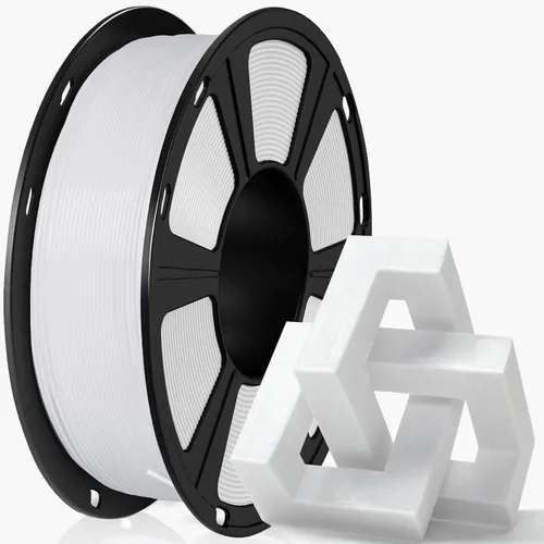 Vista 11 de Geeetech - Filamento PLA de 0.07 pulgadas, filamento de seda de bicolor, consumo dicromático de coextrusión brillante, 2.2 libras, 1 carrete