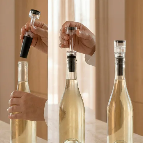 Vista 5 de Set de Accesorios para Vino Chillour InnovaGoods 7 Piezas
