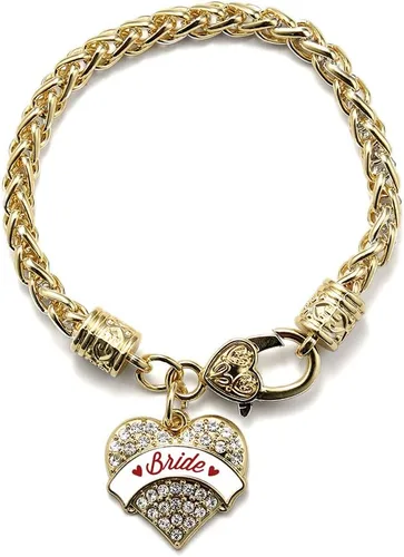 Vista 199 de Inspired Silver - Pulsera de plata con dije de corazón pavé con circonitas cúbicas