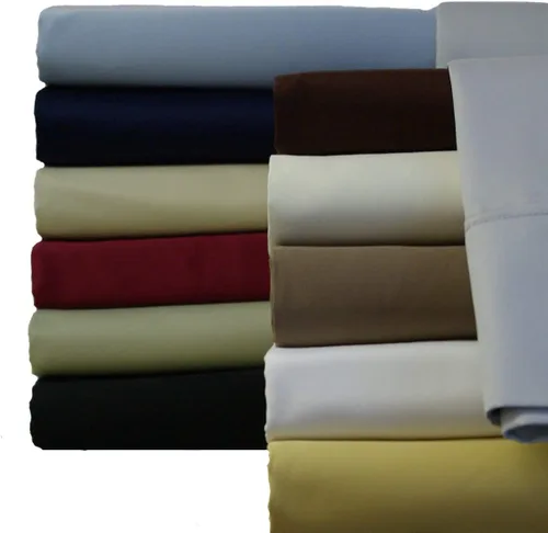 Vista 2 de Sateen Solid Sheets - Juego de sábanas de 600 hilos y 3 piezas, 100% algodón, bolsillo profundo, tamaño individual extra largo, color azul