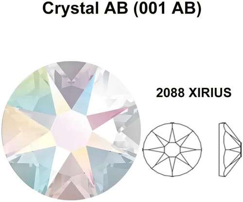 Vista 2 de Crystal AB 001 AB Swarovski 2088 SS20 0.197 in Flatbacks 144 pcs Non-HotFix