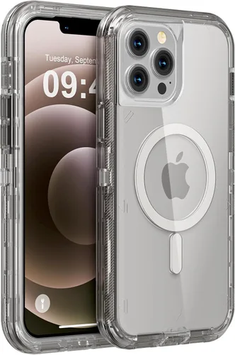 Vista 25 de Follaroma Funda para iPhone 11, Compatible con MagSafe, Fundas de Teléfono de Protección Resistente a Prueba de Golpes de Servicio Pesado