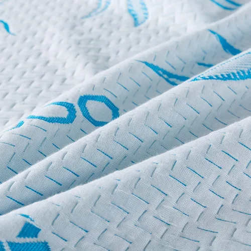 Vista 3 de Protector de colchón impermeable de bambú con cremallera, hipoalergénico de alta calidad, con tela de enfriamiento, bolsillo profundo, elástico