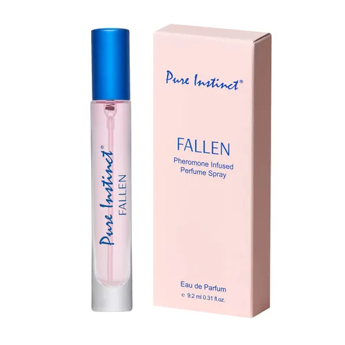 Vista 8 de Pure Instinct FALLEN Roll-On The Original - Perfume de aceite corporal con infusión de feromonas EDP, para ella, listo para la TSA, 0.34 onzas