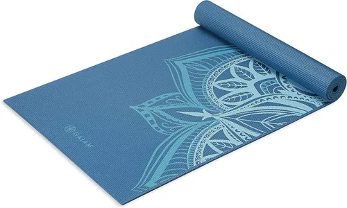 Vista 13 de Gaiam - Alfombrilla de yoga, 6 mm, extra gruesa, antideslizante, de primera calidad, para todo tipo de yoga, pilates y ejercicios en el suelo