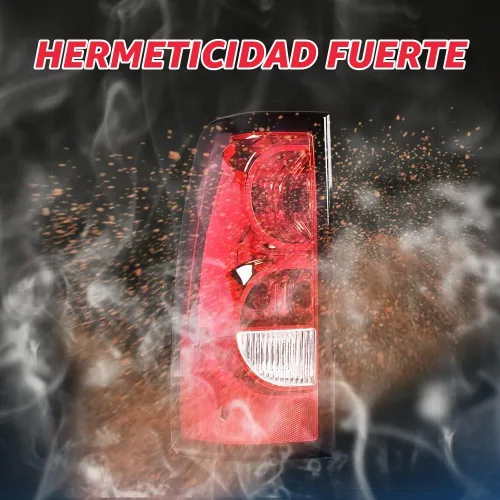 Vista 6 de Luz trasera PIT66 para Chevy Silverado 1500 2500 3500 2004 2005 2006 Lente roja mejorada