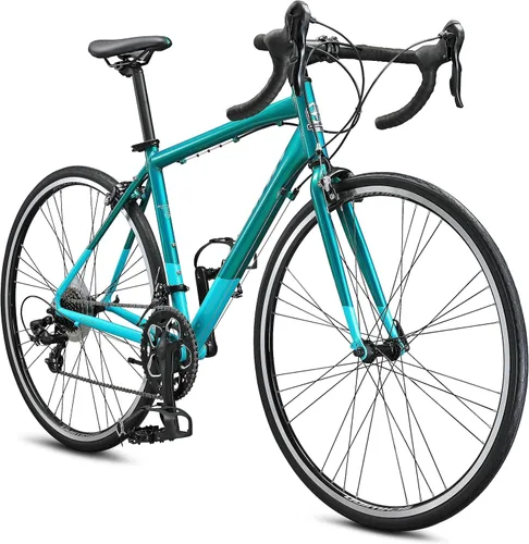 Vista 9 de Bicicleta de carretera Schwinn Phocus 1.6 con frenos de disco, 700c para hombres y mujeres, bicicleta de carretera de 16 velocidades, marco ligero