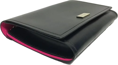 Vista 3 de Kate Spade New York Arbour Hill Angelea Bolso de hombro de cuero (negrorosa cariño)