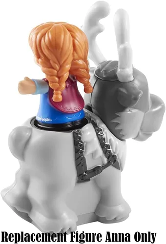 Vista 4 de Piezas de repuesto para Little People Anna and Sven Playset - GNG91 ~ de The Movie Frozen ~ Figura de repuesto ~ Anna