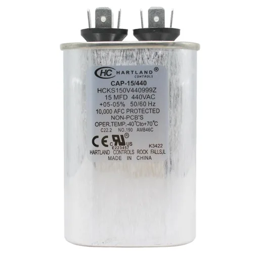 Vista 13 de HVAC Genius - Condensador de 5 condensadores MFD de 370 o 440 VCA 5uf de funcionamiento ovalado para motor de ventilador, condensador de soplador