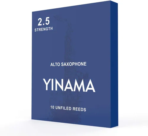 Vista 2 de Cañas de saxofón alto para saxofón alto fuerza 2.5; caja de 10